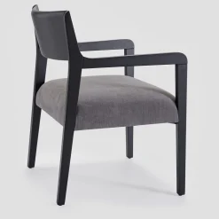 Amarcord Anthracite Lounge Armchair by Umberto Bertoni