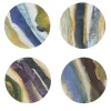 Amazonia Set of 8 print glossy wood fiber coasters