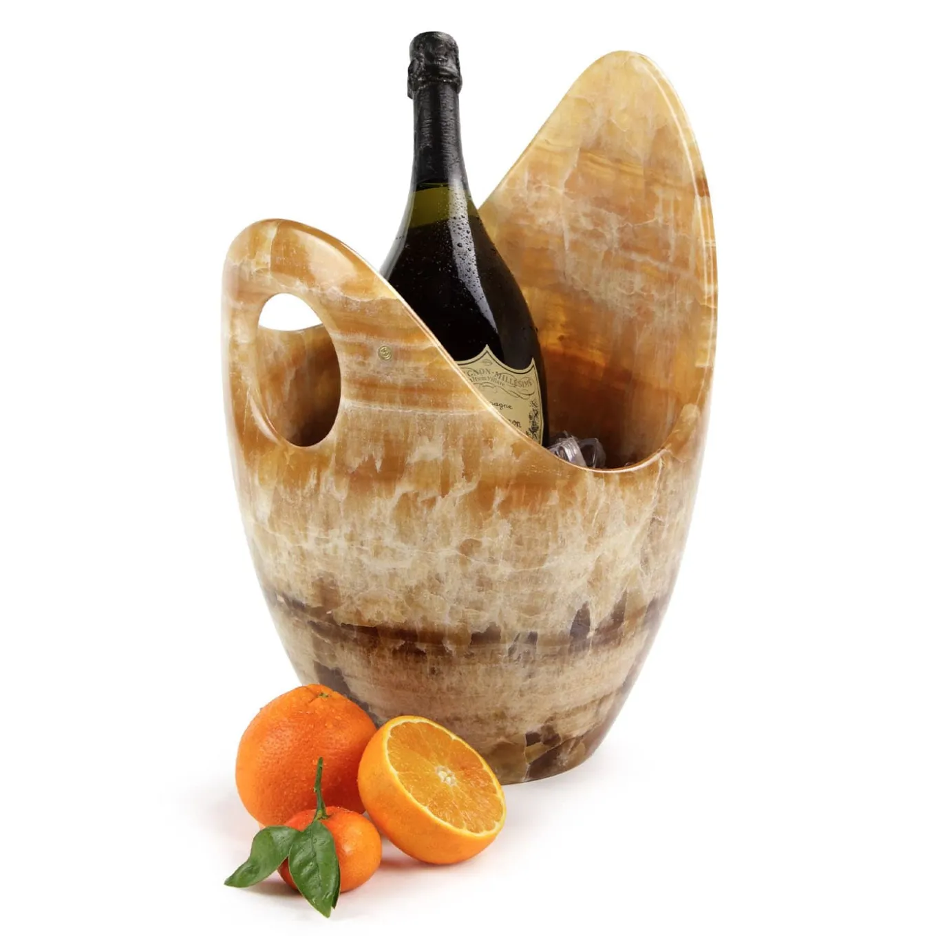 Amber Onyx Champagne Bucket