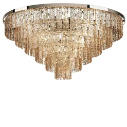 Amber Round 16-Light Chandelier