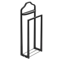 Amedeo Black Leather Valet