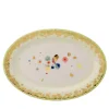 Amelia Golden Rim Oval Serving Plate