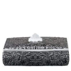 AMOUR RECTANGULAR BOX - SILVER