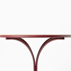 Ample Red Outdoor Bistrot Table by Nichetto Studio
