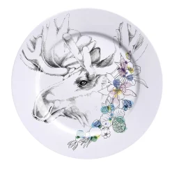 An Ode To The Woods Moose Dinner Plate