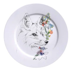 An Ode To The Woods Red Fox Dinner Plate