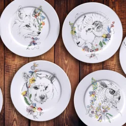 An Ode To The Woods Red Fox Dinner Plate