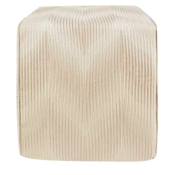 Ande Beige Pouf Cubo