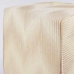 Ande Beige Pouf Cubo