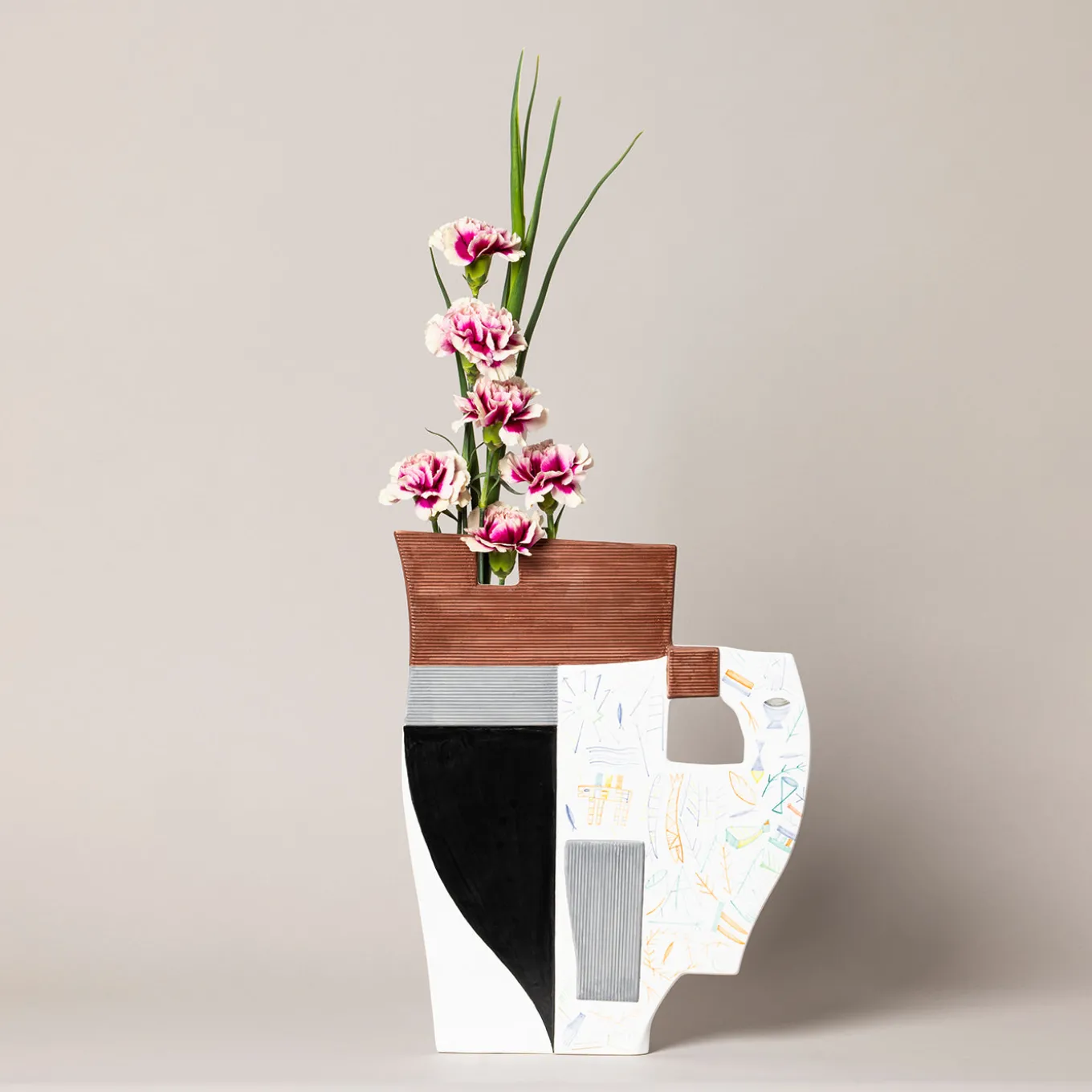 Andromaca Decorative Vase by Mimmo Paladino