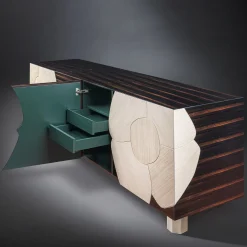 Andy 4-Door Flowery Sideboard