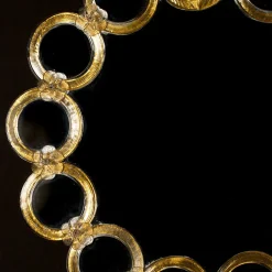 Anello Venetian Glass Wall Mirror