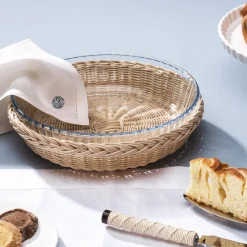 Anemone Wicker Cake Pan Basket