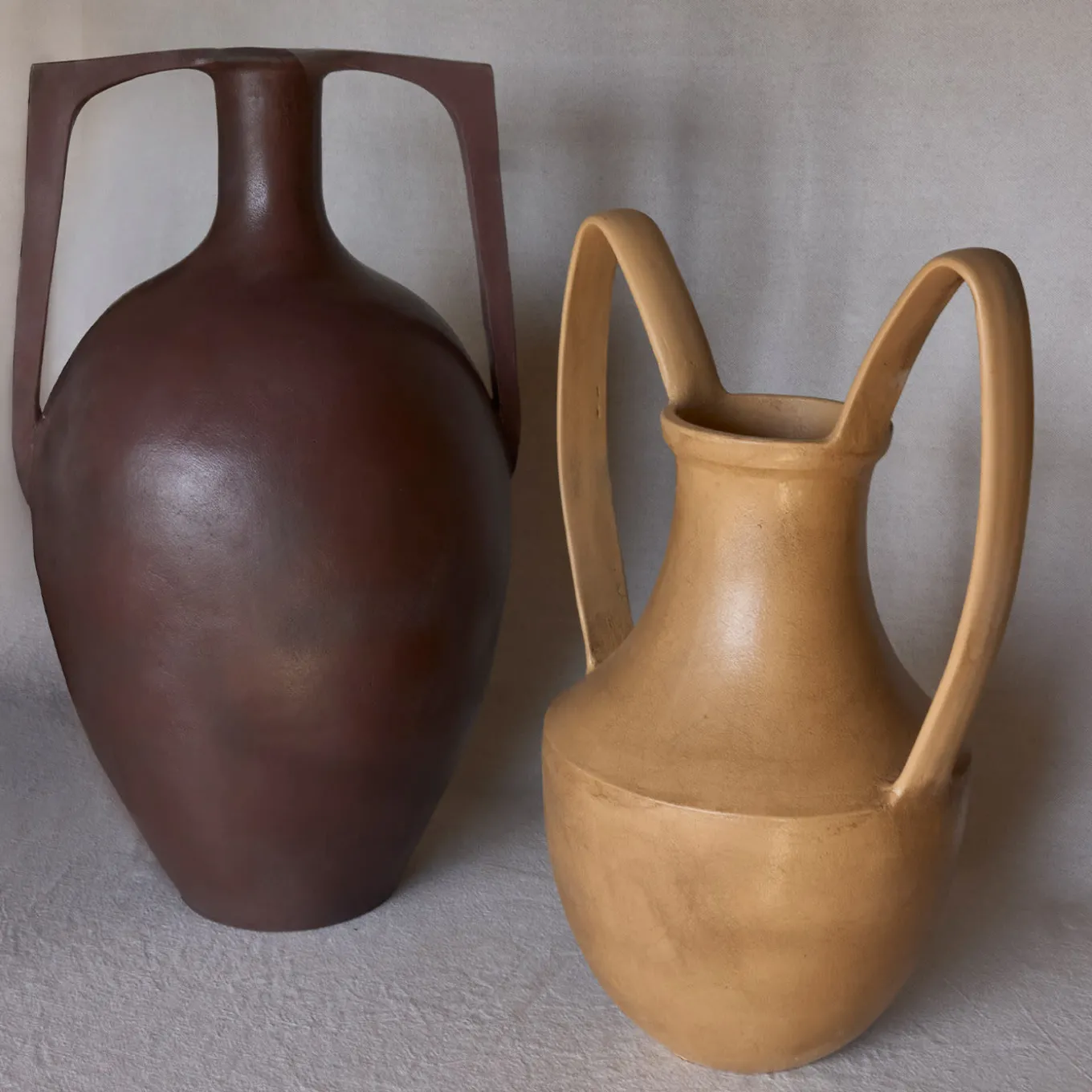 Anfora 3 Brown Vase