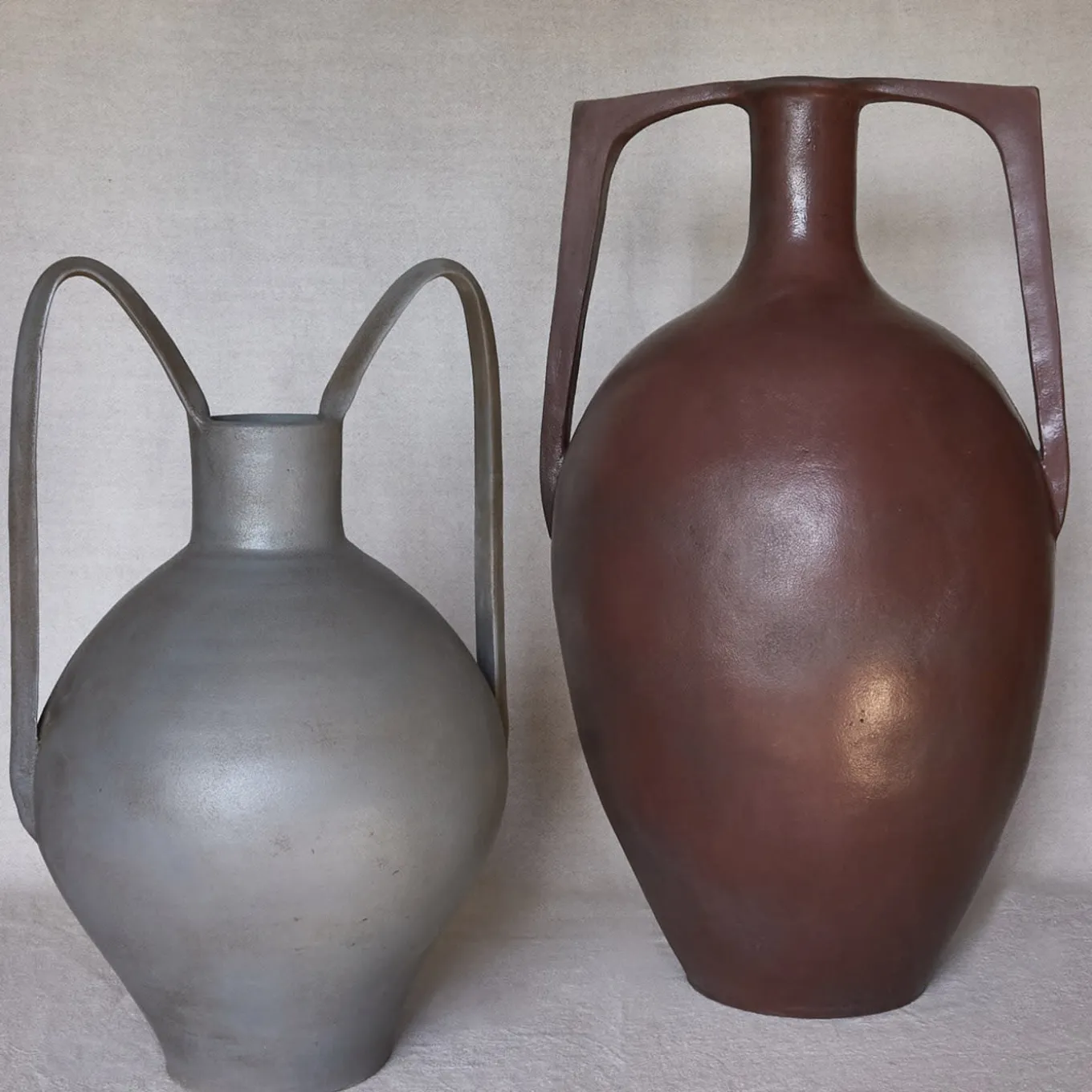 Anfora 3 Brown Vase
