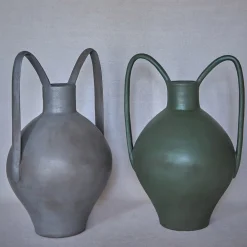 Anfora 2 Green Vase