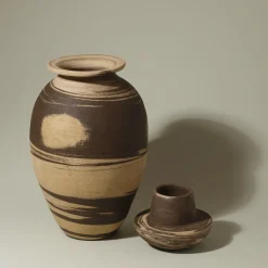 Anfora Faience Sculpture Vase