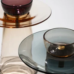 Angel Mid-Low Rosé and Amethyst Side Table