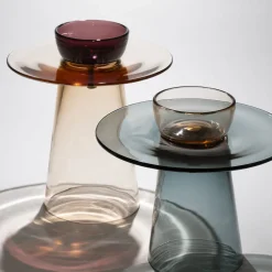 Angel Mid-Low Rosé and Amethyst Side Table