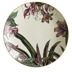 Animalia Porcelain Soup Plate With Tropical Flowers #4