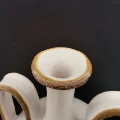 Anthropomorphic White Amphora Vase