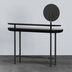 Apollo Black Walnut Wood And Calacatta Marble Vanity With Mirror