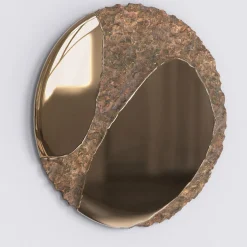 Apollo Cast Bronze Sculptural Wall Mirror #1