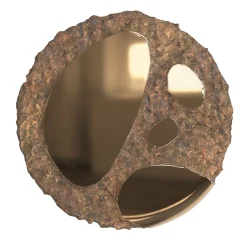 Apollo Cast Bronze Sculptural Wall Mirror #4