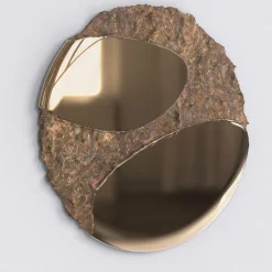 Apollo Cast Bronze Sculptural Wall Mirror #2