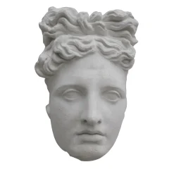 Apollo Mask Plaster Sculpture