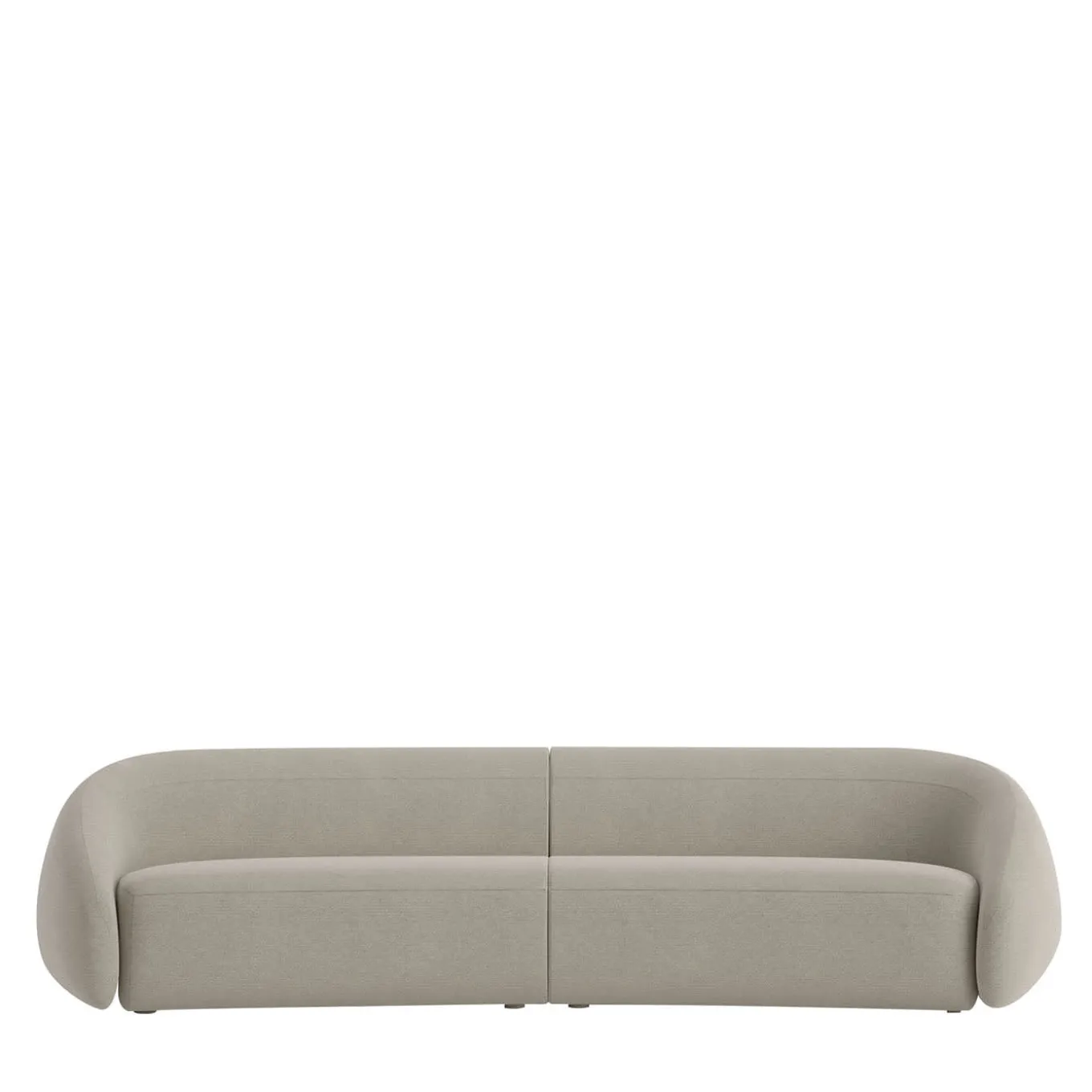 Apper Gray 2-seats Sofa by Antonio Rodriguez