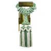Applique Changeant Imperiale White and Sage Green Wall Lamp