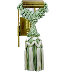 Applique Changeant Imperiale White and Sage Green Wall Lamp