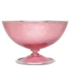 Aqua Large Pink Fruit Bowl
