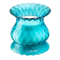 Aquamarine Tulip Candle