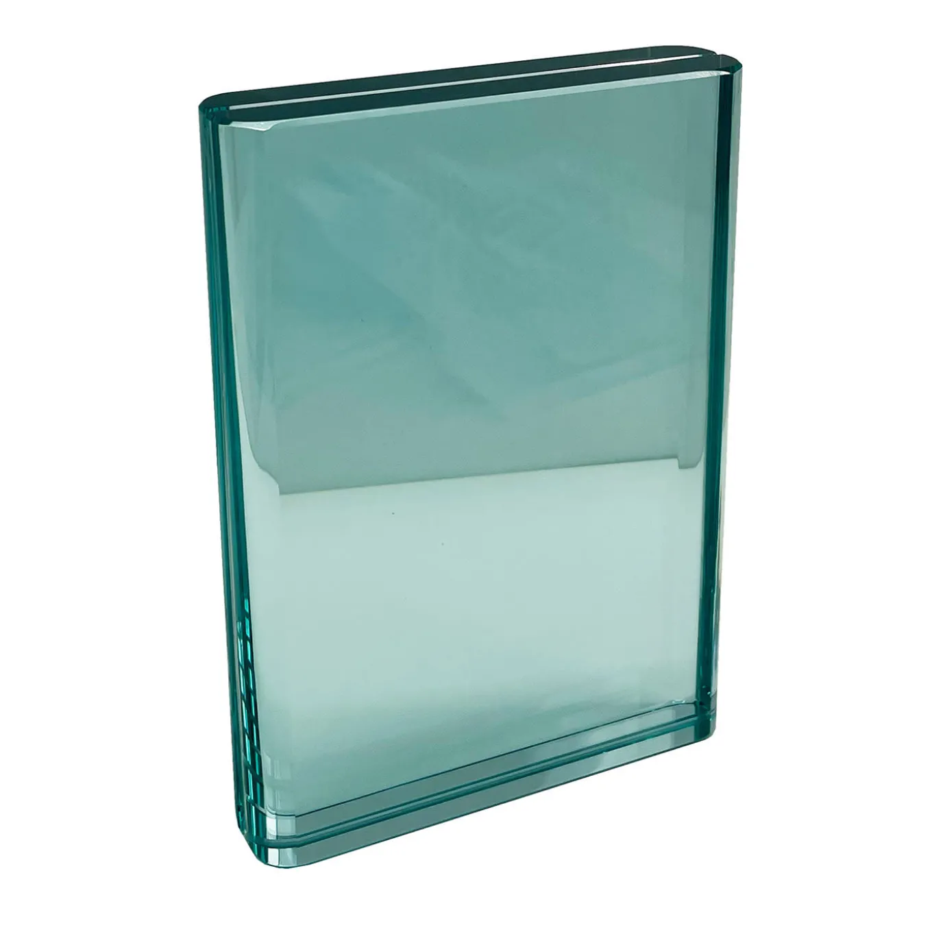 Aquamarine Vertical Crystal Picture Frame