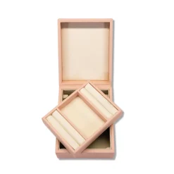 Arc Jewelry Box with Removable Tray