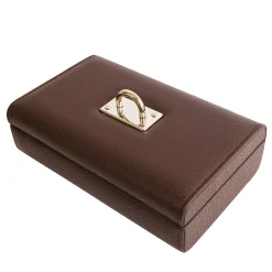 Arc Long Brown Jewelry Chest