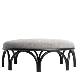 Arcadia Black Pouf