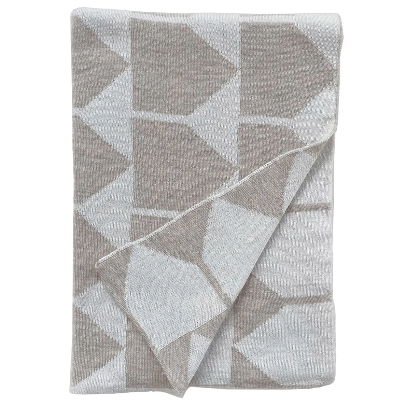 Archetipo Taupe/White Blanket by Makeyourhome + Walter Terruso