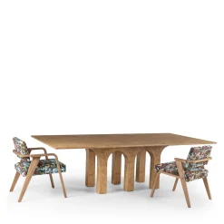 ARCHI Dining Table in burl by StorageMilano