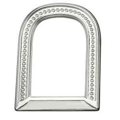 Arch-Shaped Sterling Silver Frame With Detailing