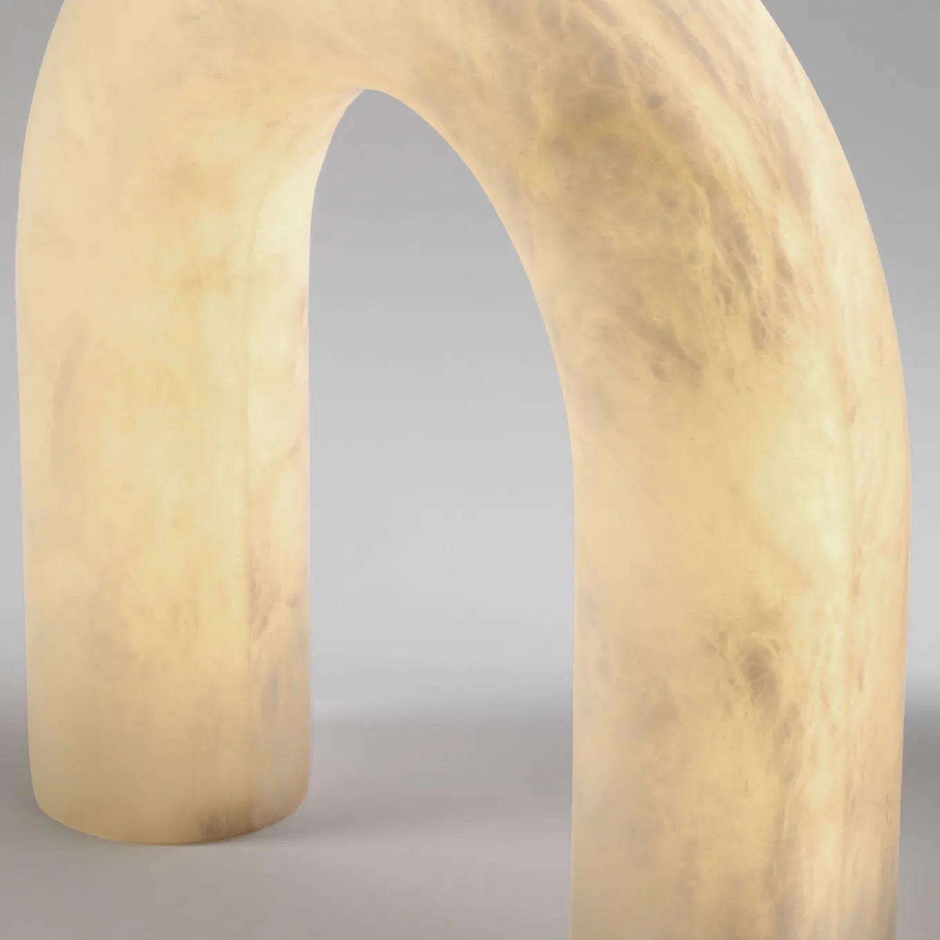 Arco di Luce Large Alabaster Table Lamp