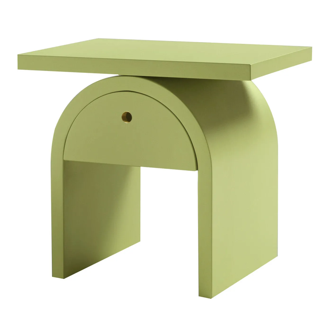 Arcom Lime Green Bedside Table