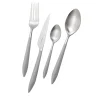 Ares 24-Piece Flatware Set in Gray with Box