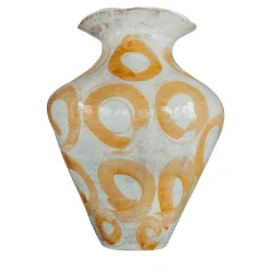 Areté Ecos Orange Ceramic Vase