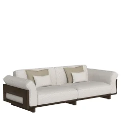 Argo White 3 Seater Sofa