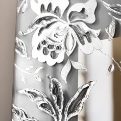 Arielle Rectangle Silver Wall Mirror