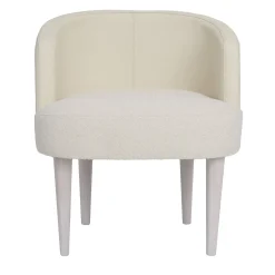 Arja Hamptons White Armchair