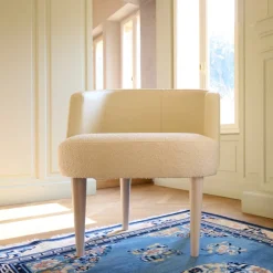 Arja Hamptons White Armchair